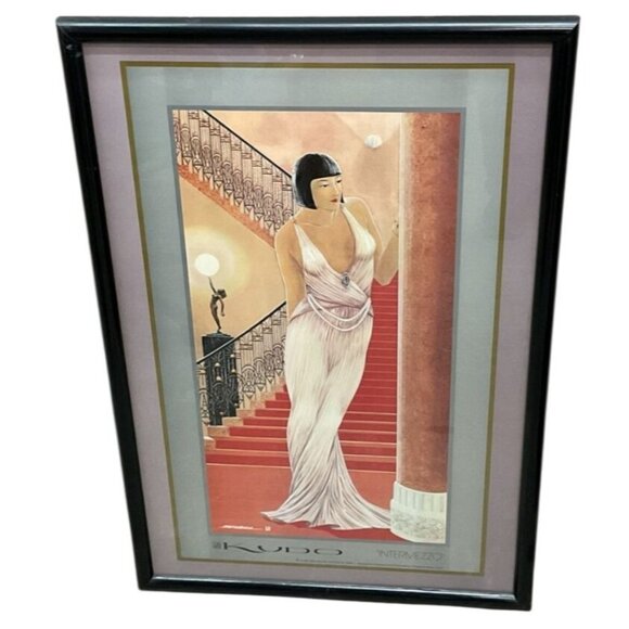 Framed Poster Print of “Intermezzo” by Muramasa Kudo Large 38 1/4” x 26” - Picture 2 of 9
